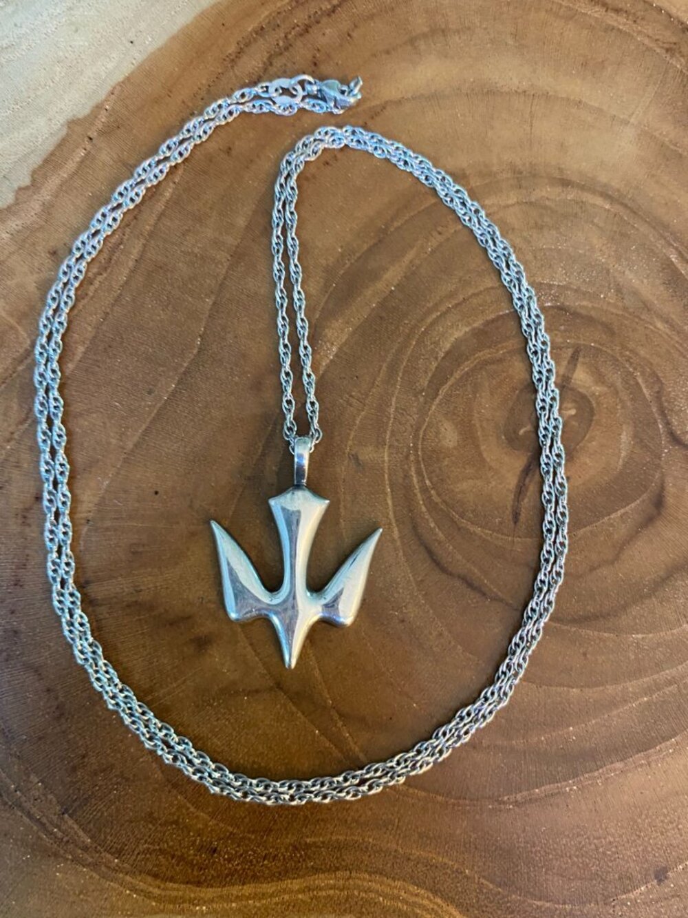 RETIRED James Avery Descending Dove Necklace, 26", Sterling Silver